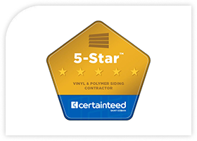 CertainTeed 5-Star Vinyl & Siding Contractor